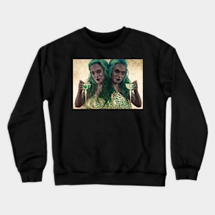 Green lady Crewneck Sweatshirt